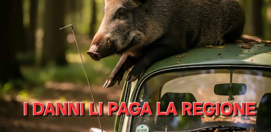 cinghiale contro auto